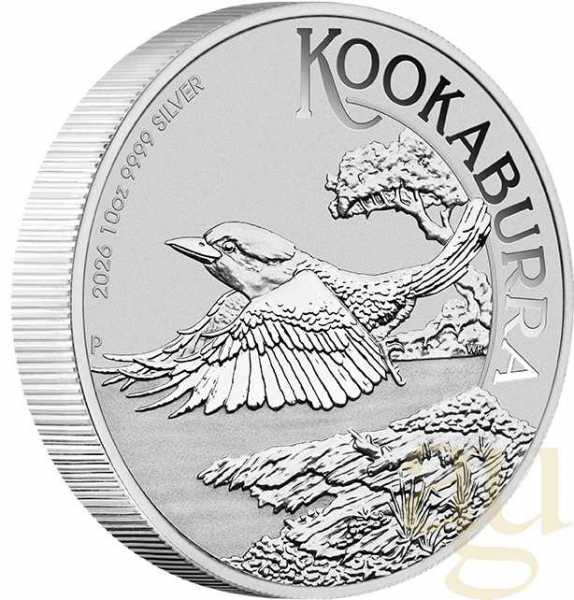 10 Unzen Silbermünze Australien Kookaburra 2026
