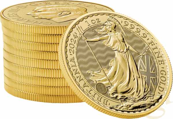 1 Unze Goldmünze Britannia 2024