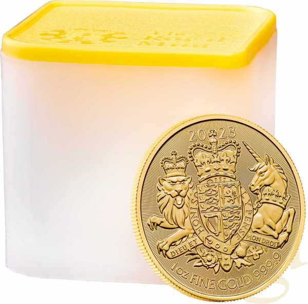 1 Unze Goldmünze Großbritannien Royal Arms 2023