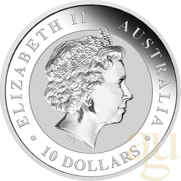 10 Unzen Silbermünze Australien Kookaburra 2018