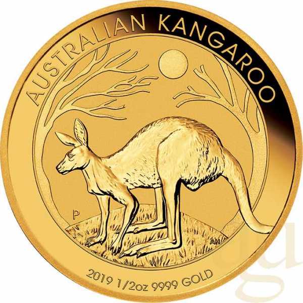 1/2 Unze Goldmünze Australien Känguru 2019