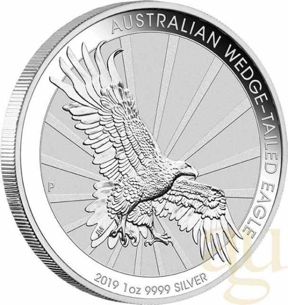 1 Unze Silbermünze Australien Wedge Tailed Eagle 2019
