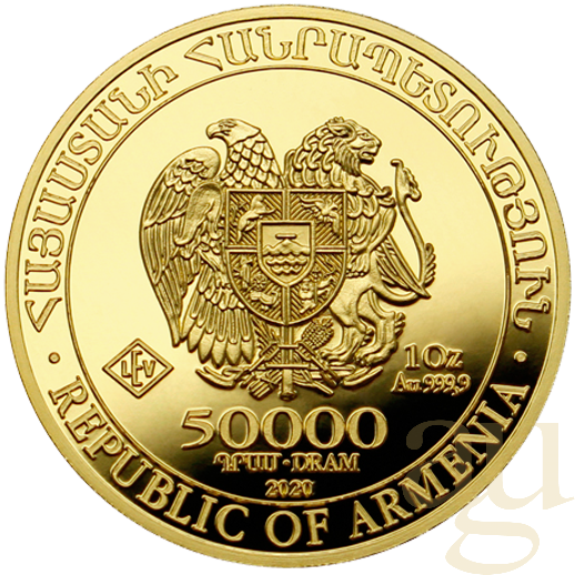 1 Unze Goldmünze Arche Noah 2020