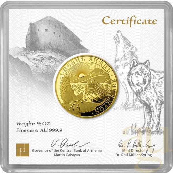 1/2 Unze Goldmünze Arche Noah 2026