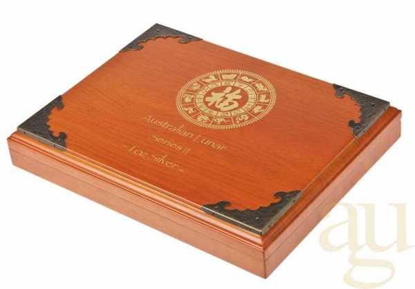 Lunar II Münzbox Holz für 12x 1oz Silbermünze