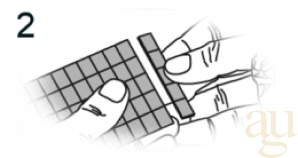 50 x 1g Gold Heraeus Combibarren / Goldtafel / Tafelbarren