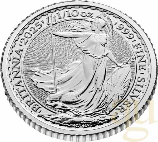 1/10 Unze Silbermünze Britannia 2025