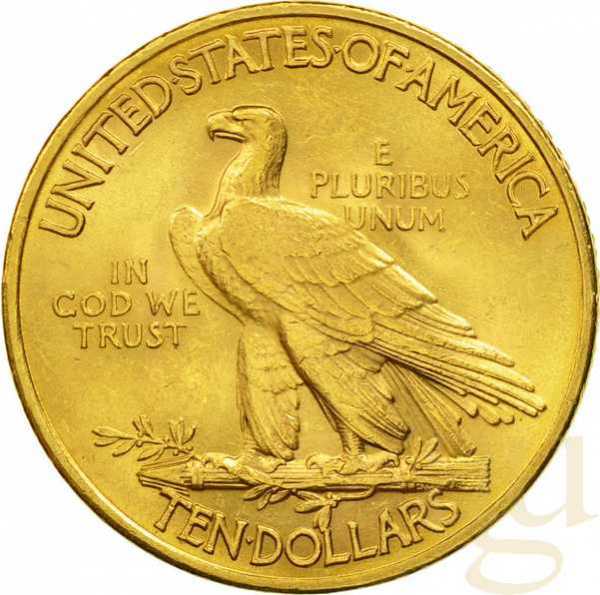 10$ Goldmünze Indianer