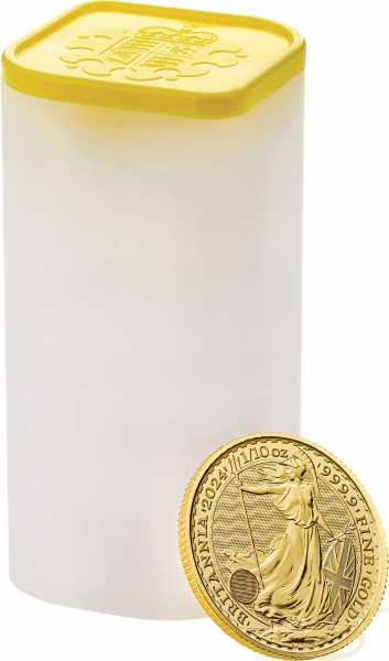 1/10 Unze Goldmünze Britannia 2024