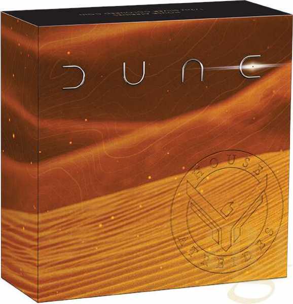 1/2 Unze Silbermünze Tuvalu Dune 2026 - Haus Atrides - coloriert