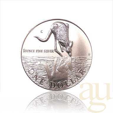 1 Unze Silbermünze Australien Känguru 1997 (RAM)