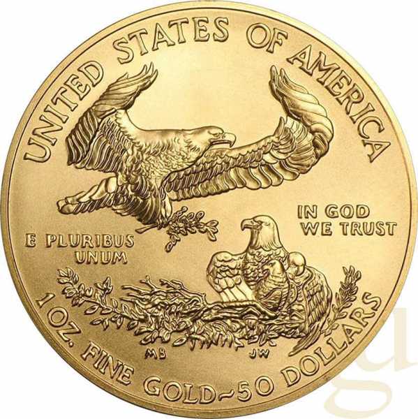 1 Unze Goldmünze American Eagle 2018