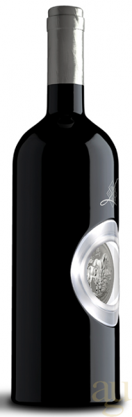 Le Laurion® Bordeaux Weinflasche inkl. Silbermünze und Beleuchtung - Weltneuheit-