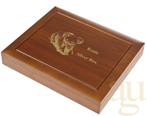 Koala Münzbox Holz für 40x 1oz Silbermünze