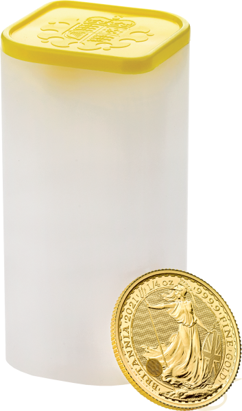 1/4 Unze Goldmünze Britannia 2022