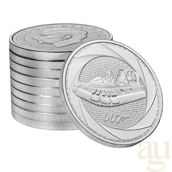 1 Unze Silbermünze Six Decades of 007 - Bond of the 00s - 2025