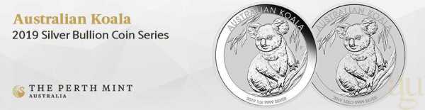 1 Kilogramm Silbermünze Australien Koala 2019