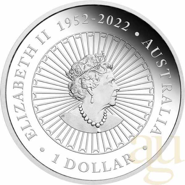 1 Unze Silbermünze Australien Lunar III Opal Drache 2024 - polierte platte