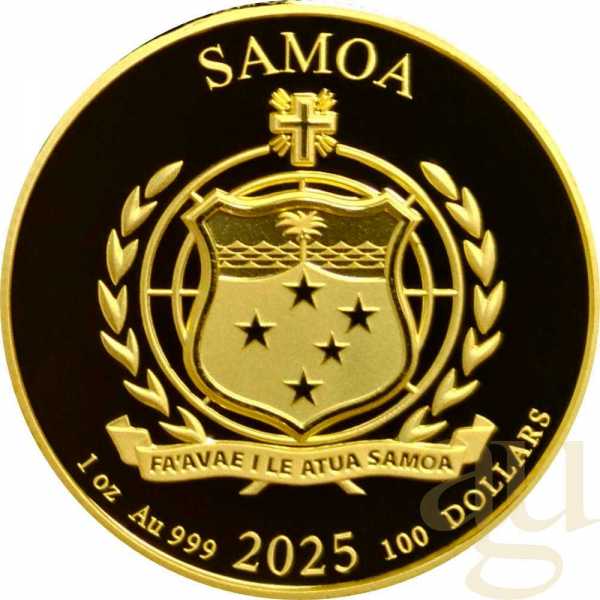 1 Unze Goldmünze Samoa Golden Eagle 2025