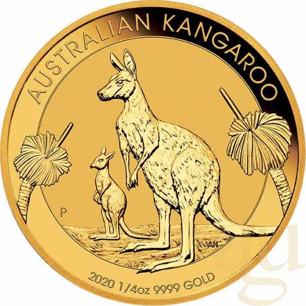 1/4 Unze Goldmünze Australien Känguru 2020