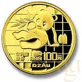 1/4 Unze Goldmünze China Panda 1989
