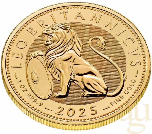 1 Unze Goldmünze British Lion 2025