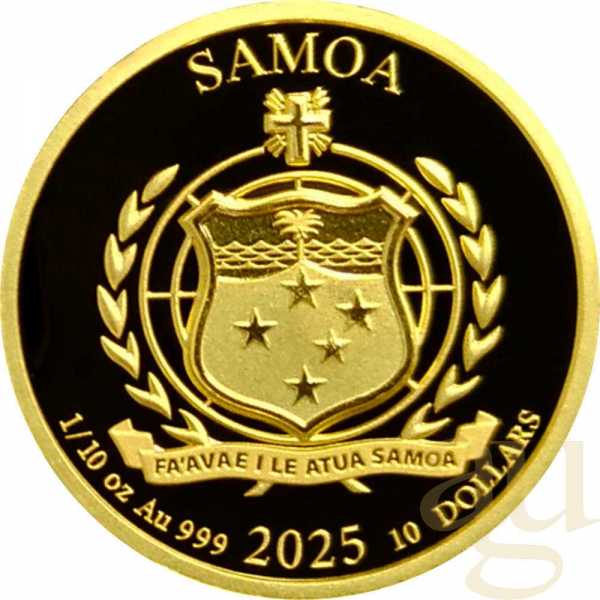 1/10 Unze Goldmünze Samoa Golden Eagle 2025