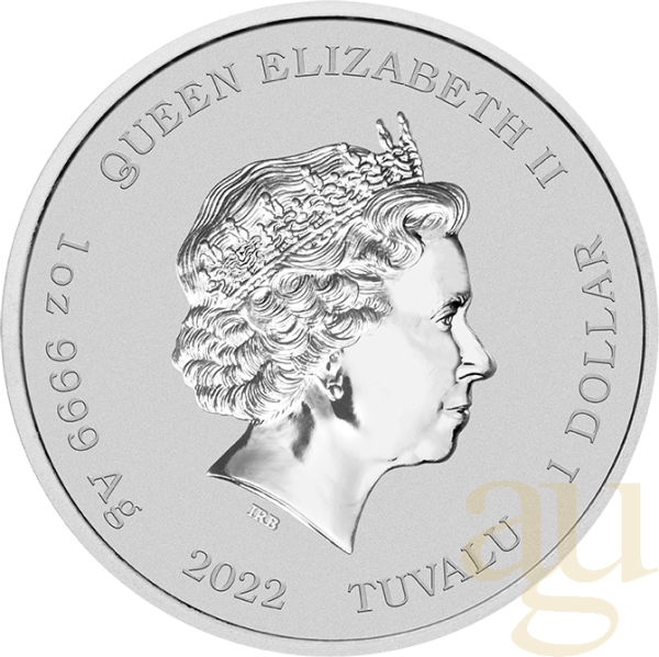 1 Unze Silbermünze Tuvalu The Simpsons - Homer Simpson 2022