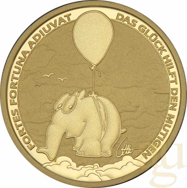 1 Unze Goldmünze Tuvalu Ottifant 2026