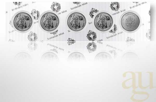 1 Unze Silbermünze Gibraltar War Elephant 2023