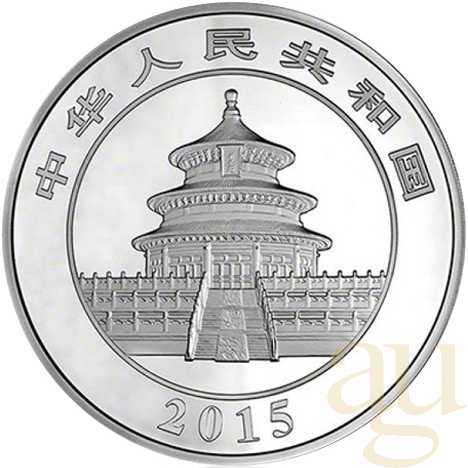 1 Unze Silbermünze China Panda 2015