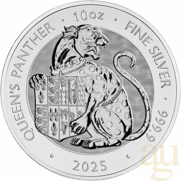 10 Unzen Silbermünze Tudor Beasts Queen´s Panther 2025
