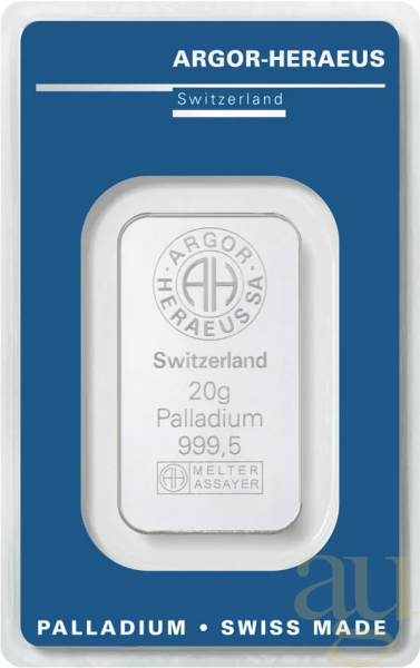 20 Gramm Palladiumbarren