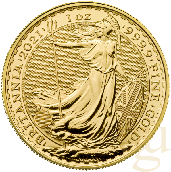 1 Unze Goldmünze Britannia 2021