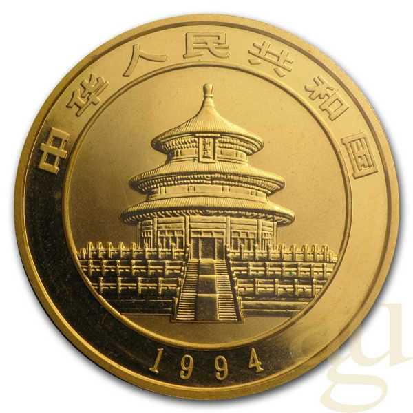1/20 Unze Goldmünze China Panda 1994