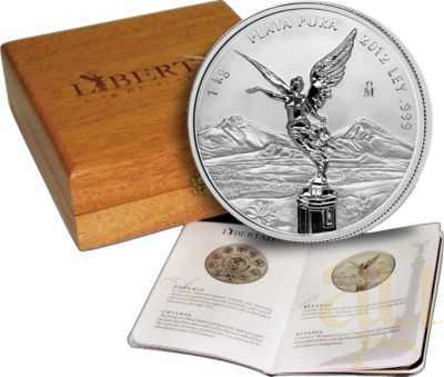 1 Kilogramm Silbermünze Mexiko Libertad 2008 prooflike