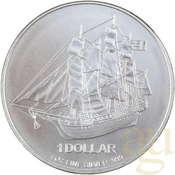 1 Unze Silbermünze Cook Islands Bounty