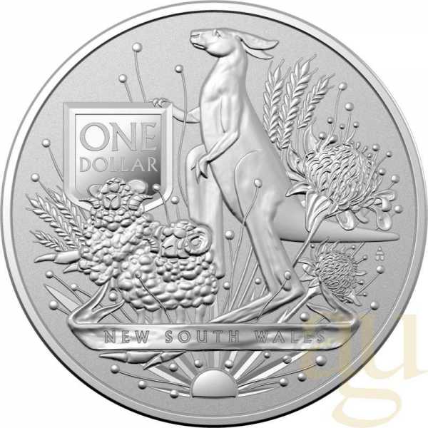 1 Unze Silbermünze Australien Coat of Arms 2022