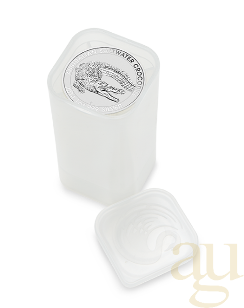 1 Unze Silbermünze Australien Salzwasser Krokodil 2014