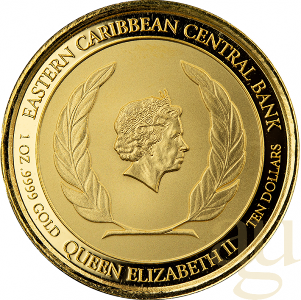 1 Unze Goldmünze EC8 Grenada - Coat of Arms 2021