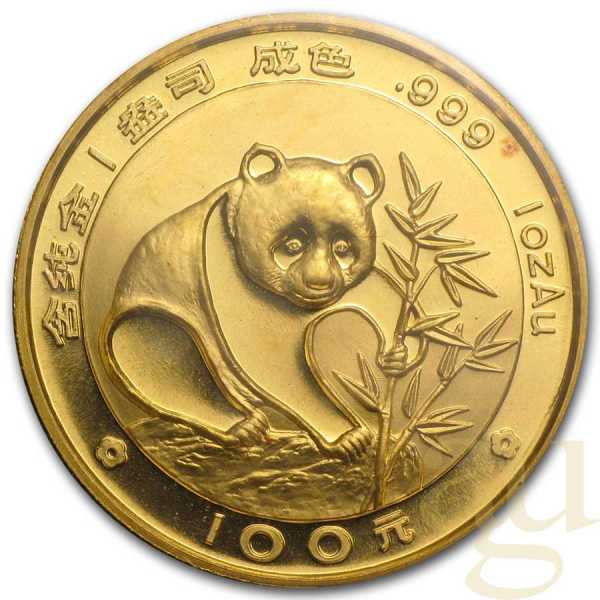 1/4 Unze Goldmünze China Panda 1988