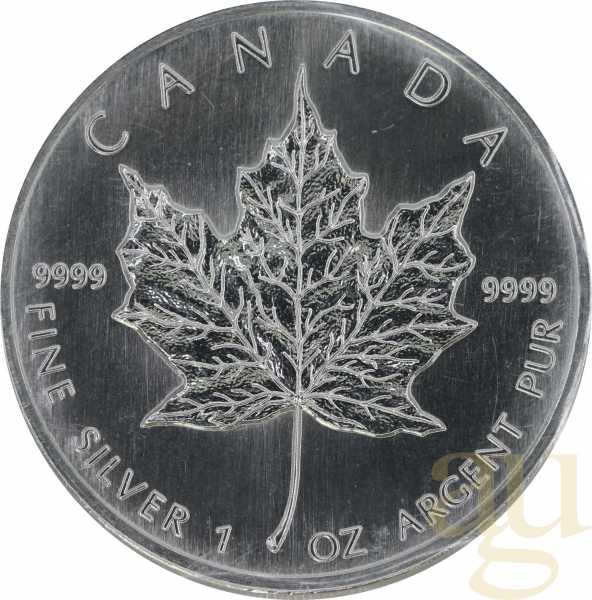 1 Unze Silbermünze Maple Leaf 1996