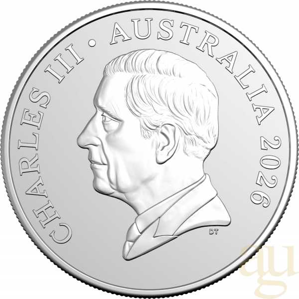 1 Unze Silbermünze Australien Känguru 2026 (RAM) - Frosted