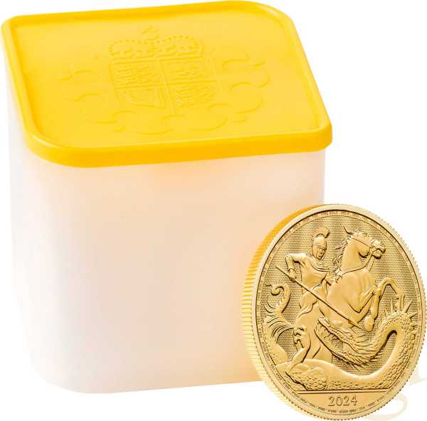1 Unze Goldmünze St. George and the Dragon 2024