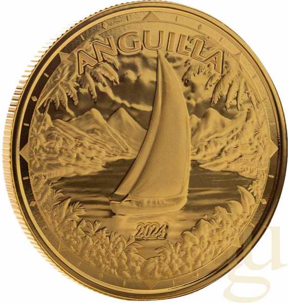 1 Unze Goldmünze EC8 Anguilla - Regatta 2024
