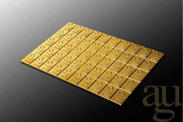 50 x 1g Gold Combibarren / Goldtafel / Tafelbarren Valcambi