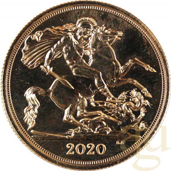 2 Pfund Goldmünze Sovereign verschiedene