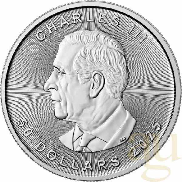 1 Unze Platinmünze Maple Leaf 2025