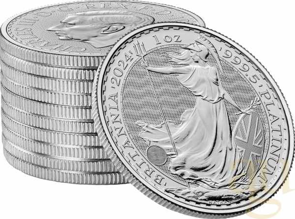 1 Unze Platinmünze Britannia 2024