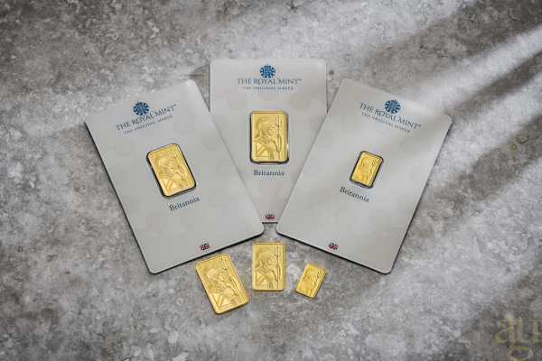 50 Gramm Goldbarren The Royal Mint - Britannia